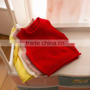 S32898W Good Quality Children Girls Spring Autumn Sweater Kids Vest Baby Girls Tank Top Children's Sweaters photo-6