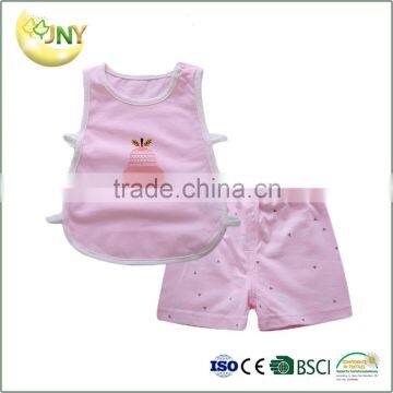 Wholesale High Quality Soft Baby Suits 100% Cotton Body Set for Summer photo-2
