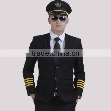 China Suppliers for Airport Work Wear Clothing Airline Pilot Uniform