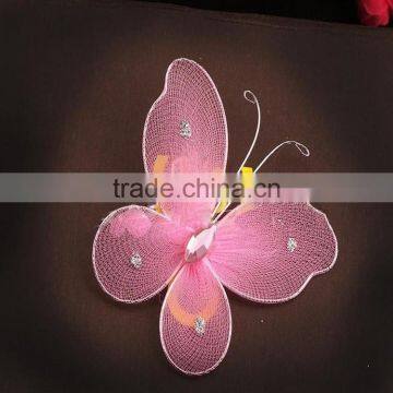 Wholesale Custom Acrylic Rhinestoned Butterflies Fridge Magnet photo-3