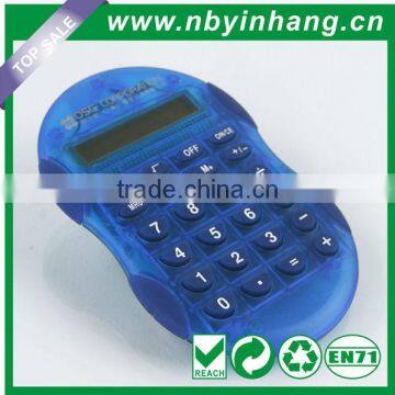 Oval shape novelty desktop calculator XSDC0109