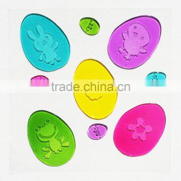 DIY Sticky Gel Window Decoration Happy Easter Window Sticker photo-4