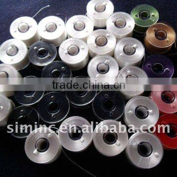 prewound bobbin polyester thread, embroidery thread, thread