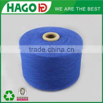 Various Blue Colors Recyceld Cotton Yarn for Weaving photo-3