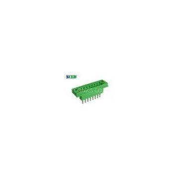 Through Panel 18A 300V Plug In Terminal Block 5.08mm Pitch , Male Sockets