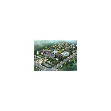 Professional Parks With Water Playgrounds , Amusement Park Project
