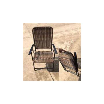Indoor Outdoor Wicker Rattan Folding Chair