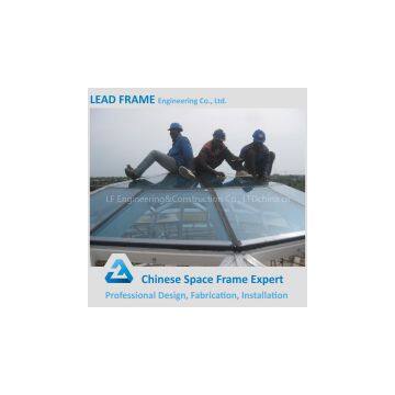 High Quality Cheap Corrugated Color Light Steel Frame Glass Roof Dome