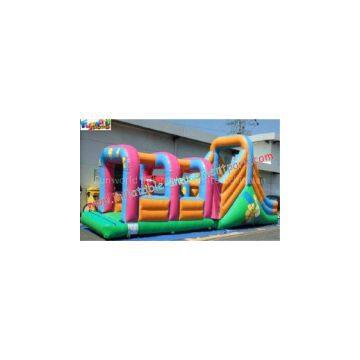 Inflatable Obstacle game with durable PVC tarpaulin material for rent,re-sale use OBS-04