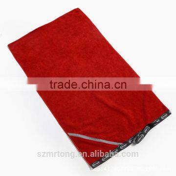 High Quality Microfiber Fitness Towel Sports Towel Gym Towel With Zip Pocket photo-2