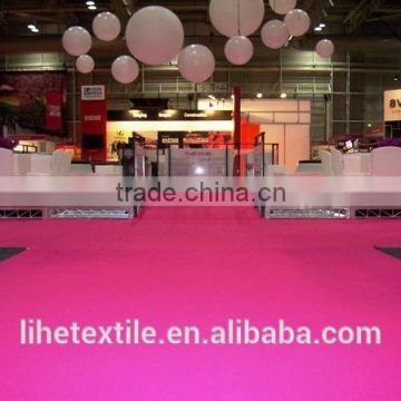 colorful nonwoven exhibition carpet for wedding aisle