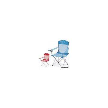 Mesh High Back Camping Chair with Drinks Holder