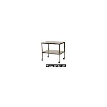 Stainless Steel Table with Shelf - 48