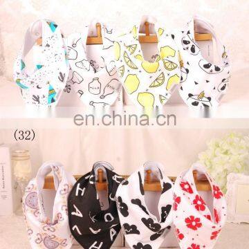 100% Organic Cotton Bandana Baby Drool Bib, photo-3