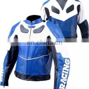 Men Motorbike Leather Jacket/ Motorcycle Men Leather Jacket