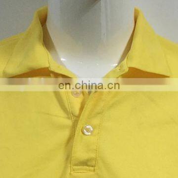 2016 Men's Fashion Polo With Yellow Color