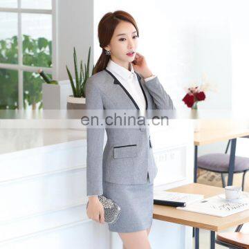 Brand Quality OEM/ODM Woven Polyster/Cotton Fashion Buisness Ladies Blazer Suit for Spring/Summer Professional Manufacturer photo-6