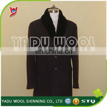 Men's suit garment with wool collar Custom suit/business wear/garment for men