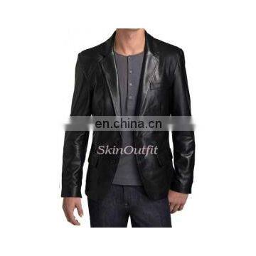 Mens Leather Blazers