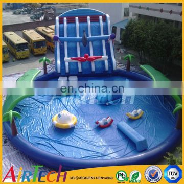 Exciting water park on land for children