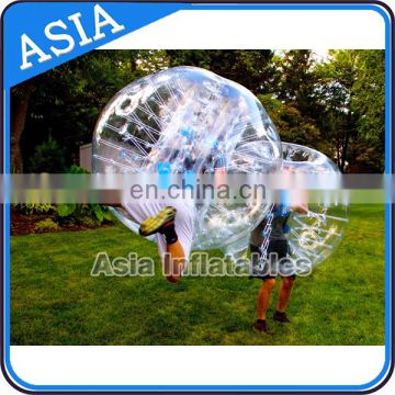 big size half color adult bumper ball inflatable soccer bubble ball for sale