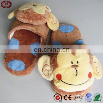 Baby cute monkey plush soft toy slipper shoe