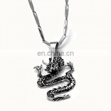 Dragon shape jewelry alloy necklace pendant for men