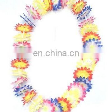 Carnival party colourful hawaii flower necklace lei HAI-0003