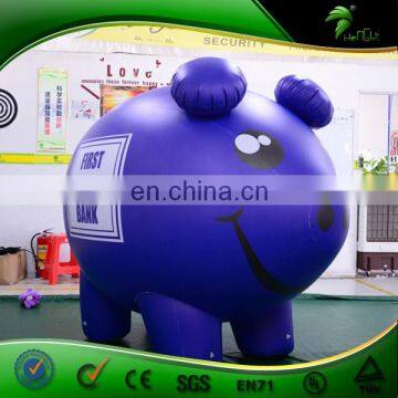 PVC Inflatable Products Piggy Bank Balloon, Inflatable Piggy Bank Model, Inflatable Fat Pig For Advertisement