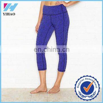 Yihao trade assurance Wholessle New fashion gym women's sportswear legging Perfect Core Capri Legging