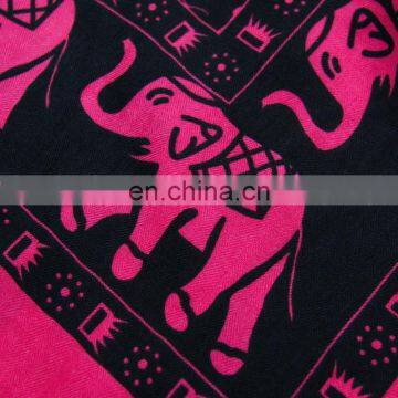 High quality fashion custom-made elephant printed stole(PP094EL)