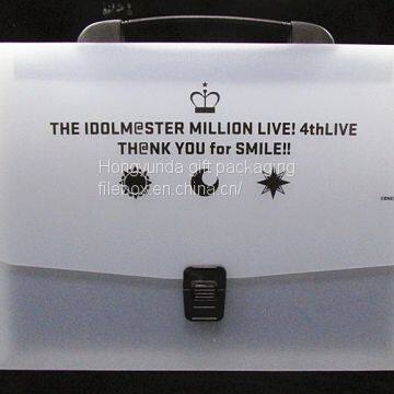 A2 Size Stationery Document Case With Handle Clear Plastic Carry Bags photo-5