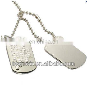 Best blank military dog tag/dog tag for men