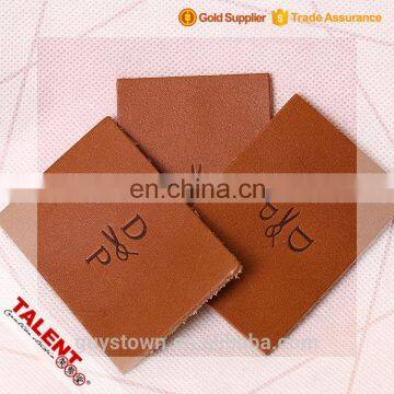 Custom Garment Real Leather Hot-pressing Brand Logo Patch