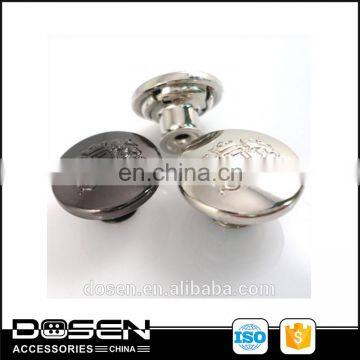 High quality gentlemen's English style zamak material wholesale jeans button for imitations of designer clothes