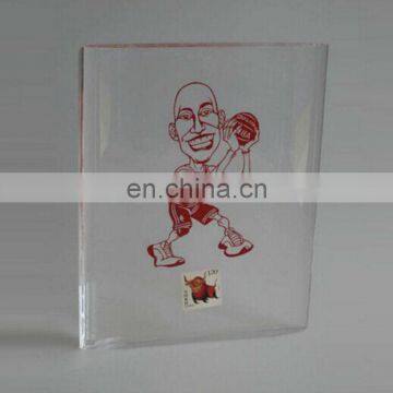 Black Square Acrylic Logo Block Display Pmma Plexiglass Acrylic Block photo-4