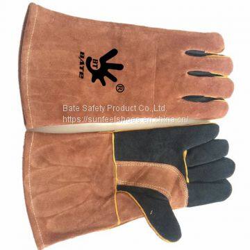 Multi-Faceted Cow Leather Gloves Welding, Fire, Barbecue