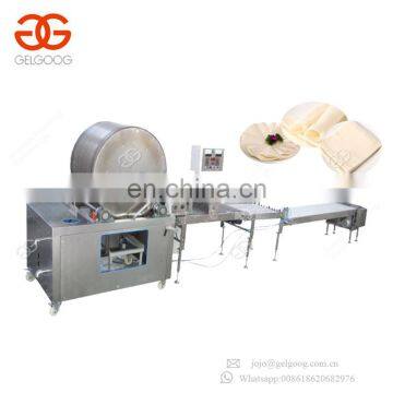 Hot Selling Square Round Spring Roll Samosa Sheet Dough Making Production Line Lumpia Wrapper Machine