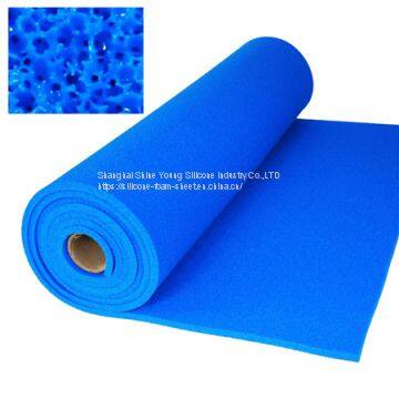 Used open cell silicone foam sheet Solve the problem of water stain on the ironing table