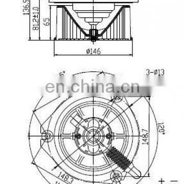 24V 12V Auto Heater Blower Motor