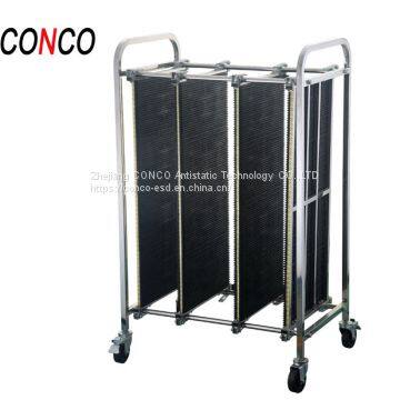 Industrial esd moving antistatic pcb cart ,esd pcb storage trolley