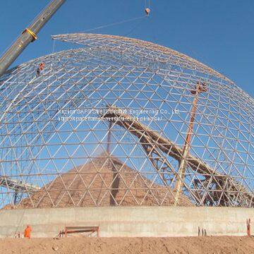 Security Structure Bolt Ball Connecting Space Frame Dome Coal Storage photo-3