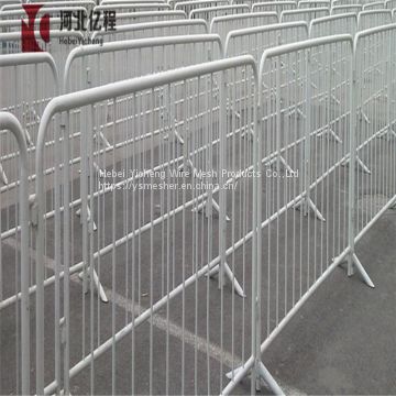 Customized Galvanized metal steel safety concert crowd control road traffic barrier