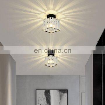 Modern Interior Ceiling Lights Fixtures Decorative Crystal Led Ceiling Suspended Light photo-5