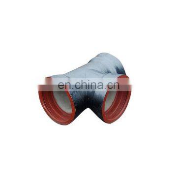 ISO 2531 Ductile Cast Iron All Socket Tee Pipe Fitting photo-6
