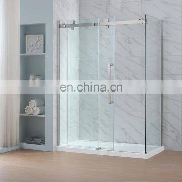 8mm 10mm Thick Tempered Frameless Shower Glass Door for Bathroom photo-2