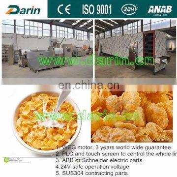 Darin Machinery Corn Flex Flakes Puff Grain Cereal Snacks Food Making Line Production Plant Process Extruder Machine photo-3