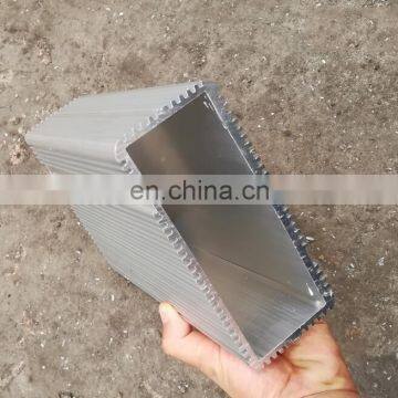 China Supplier 6063 Extrusion Aluminum Heat Sink Box With Clear Anodize photo-5