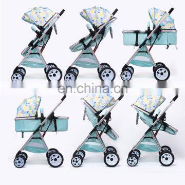Multifunction 2 in 1 Reversible Twin Baby Stroller photo-5