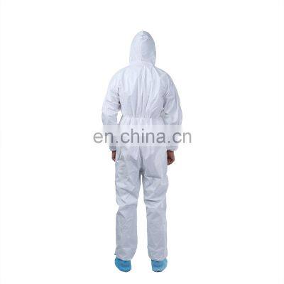 Safety Clothes Paint Spraying Powder Coating Industrial Disposable Type 5 6 Microporous Coverall photo-5